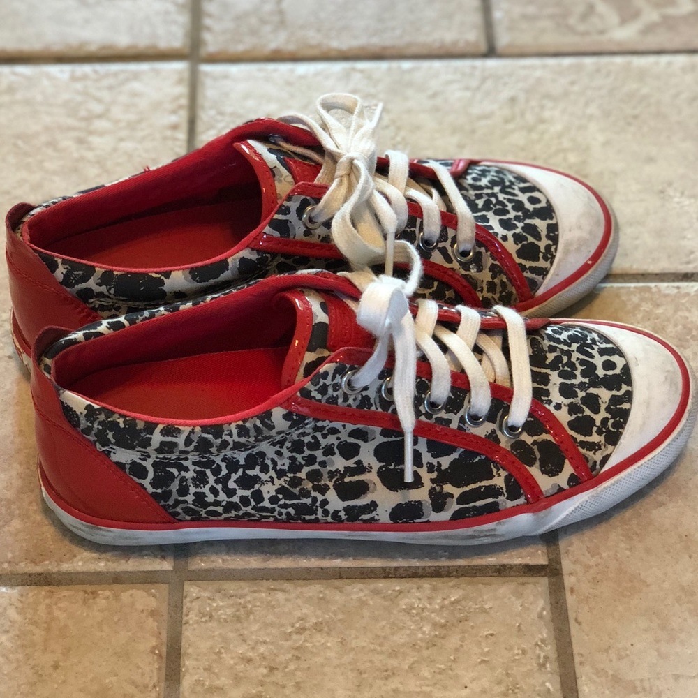 Coach leopard print sneakers